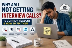 Top 10 Reasons You’re Not Getting Interview Calls (And How to Fix Them)